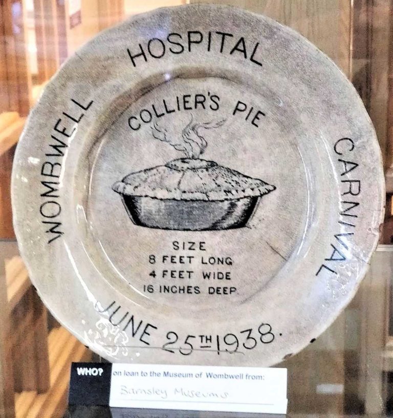 Commemorative Colliers Pie plate